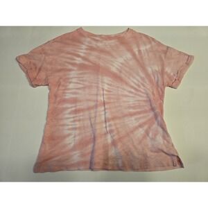 Time & Tru‎ Pink Tie Dye Shirt Adult Small Womens